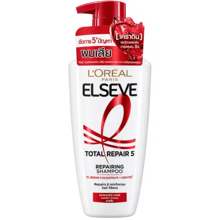 Loreal Paris Elseve Shampoo Total Repair 5 Repairing 400ml [Thailand]
