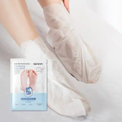 Quiyum Foot Mask Goat Milk Nicotinamide Exfoliating - 35g