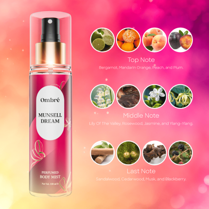 Ombre Perfumed Body Mist-Munsell Dream - 120ml