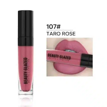 Beauty Glazed Matte Lipstick - Taro Rose 107