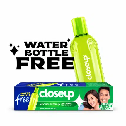 Closeup Toothpaste Menthol Fresh 145g FREE Water Bottle