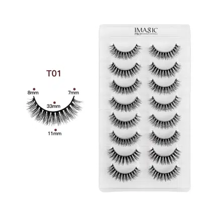 IMAGIC 8-Pair 3D False Eyelashes - T01